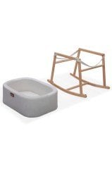 Anne Yanı Beşik Yuvarlak Anne Yanı Krem